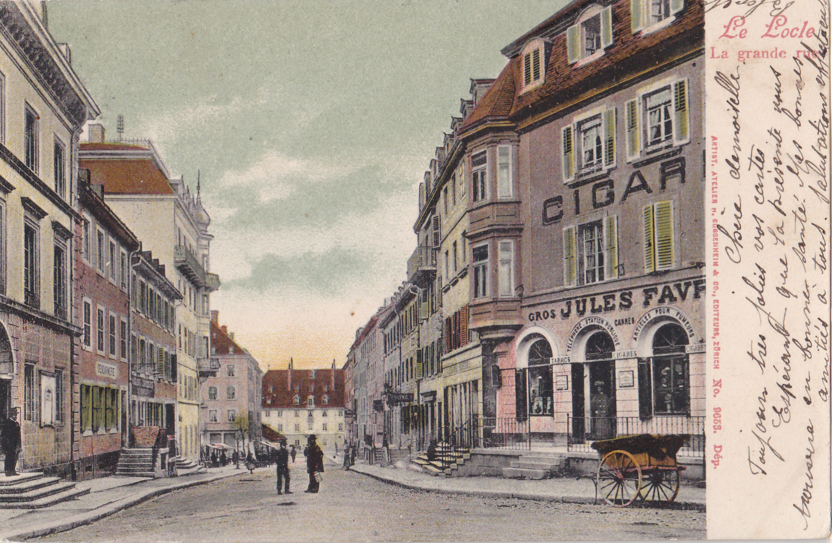 Le-Locle_GrandRue-colore-1903-CDU